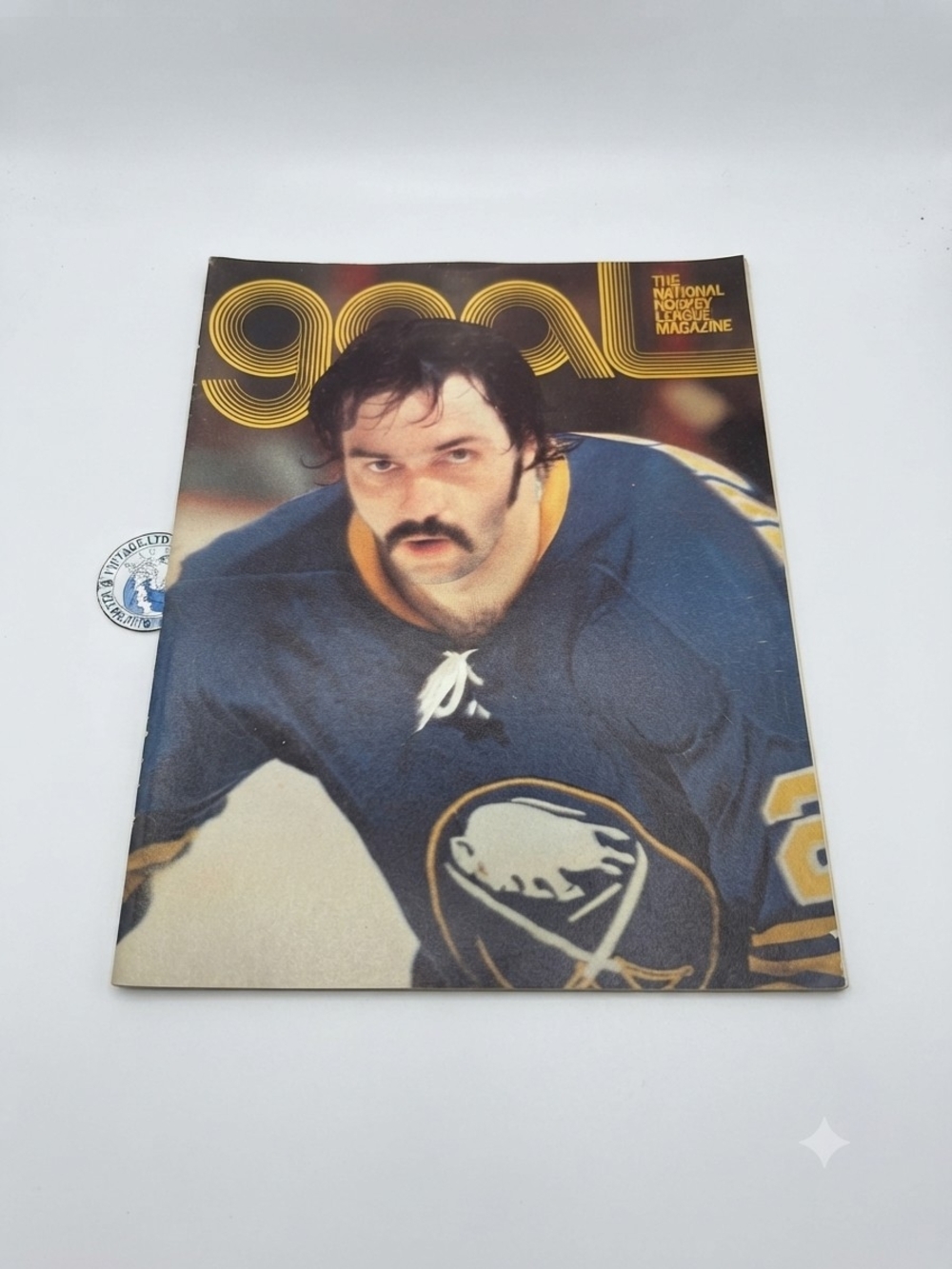 1977 Detroit Redwings Buffalo Sabres GOAL Magazine Don Luce Vintage Hockey 70's